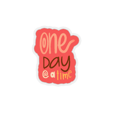 Encouraging Inspirational Quote Stickers & Decals, Self Care, Motivational, Mental Health, Self Love, One Day at A Time, Teacher Gifts, Educator Appreciation